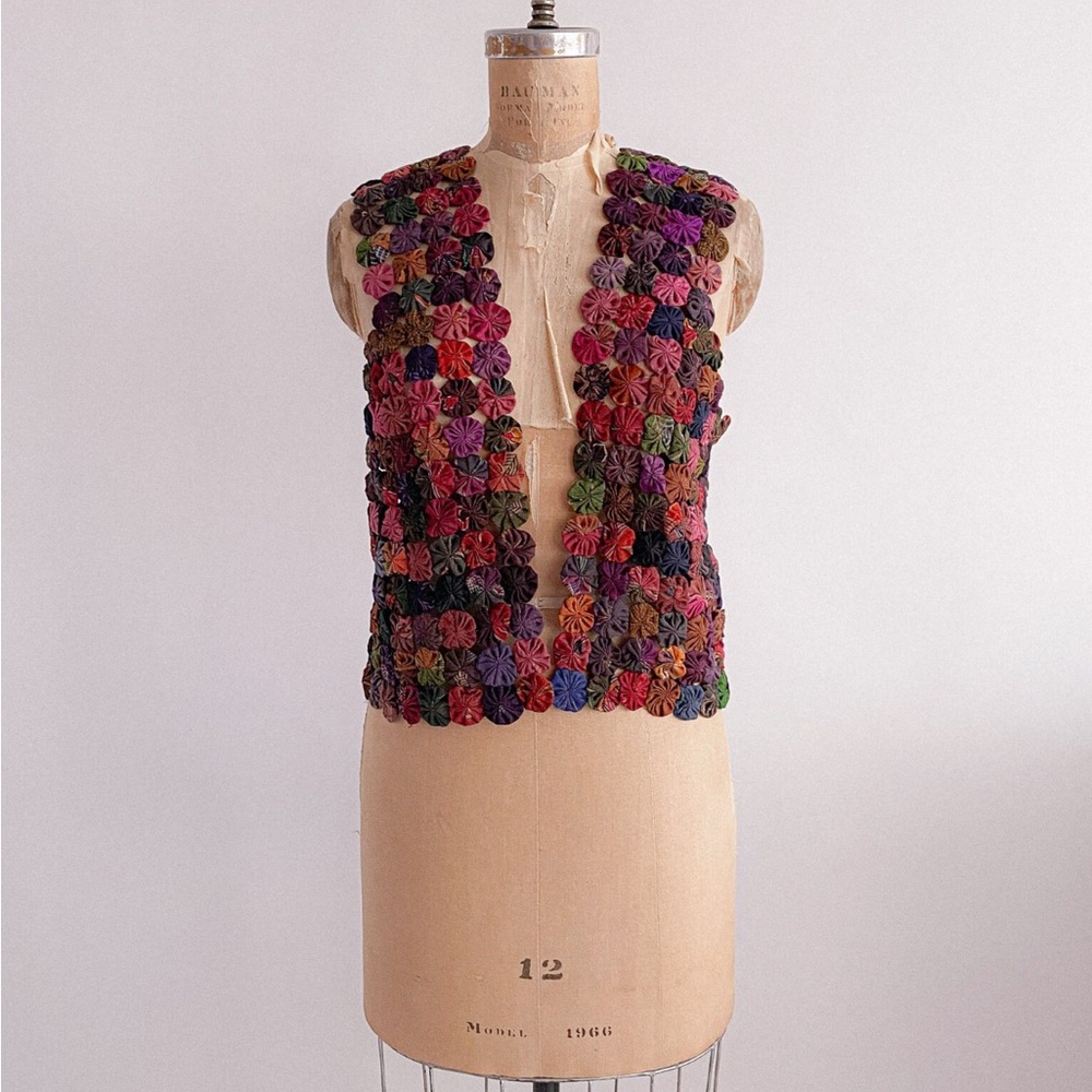 Colorful Crochet Vest